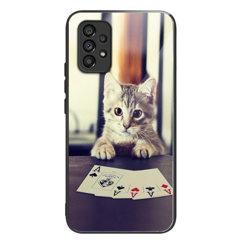 Samsung Galaxy A53 5G panssarilasi
 suojakuori
 Poker Cat
