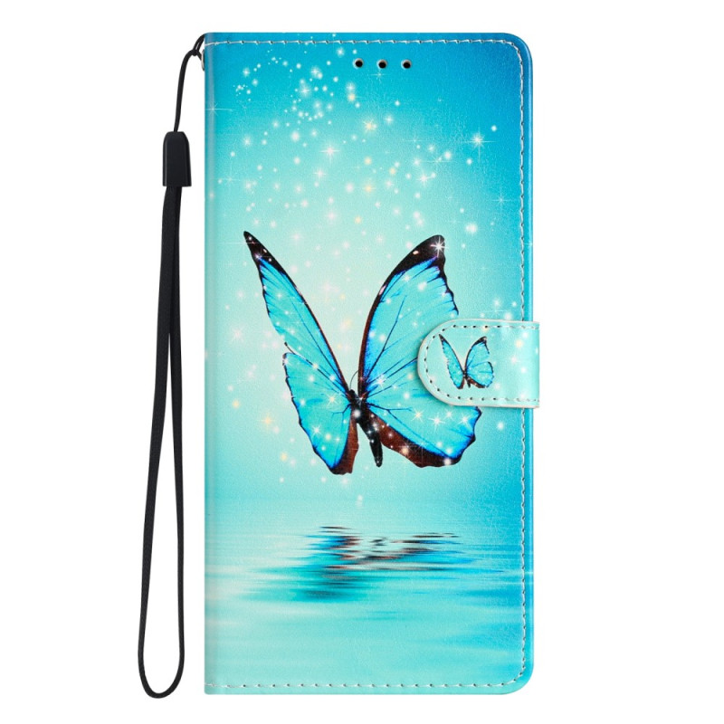 Samsung Galaxy A53 5G Sininen perhosja
 kantolenkki
 suojakuori
