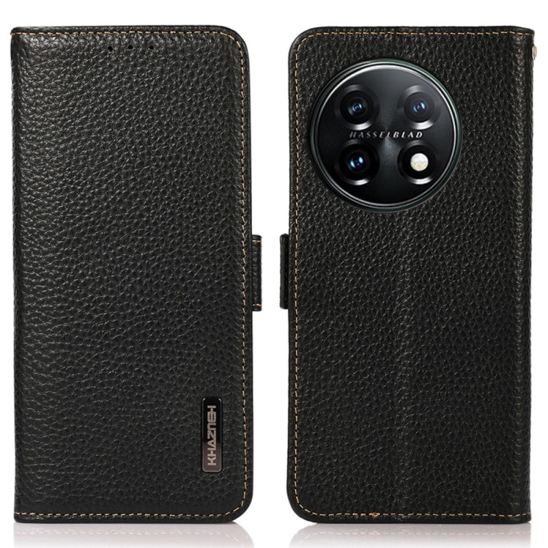 OnePlus 11 5G Nahka suojakotelo
 Lychee KHAZNEH RFID