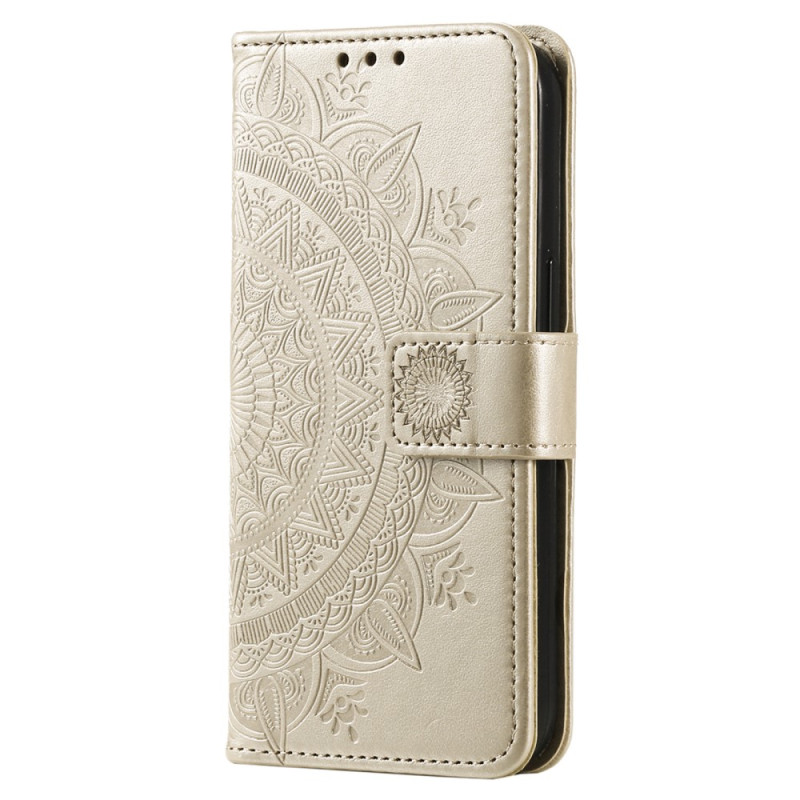 Housse Xiaomi Redmi Note 12 4G Mandala Soleil avec Lanière