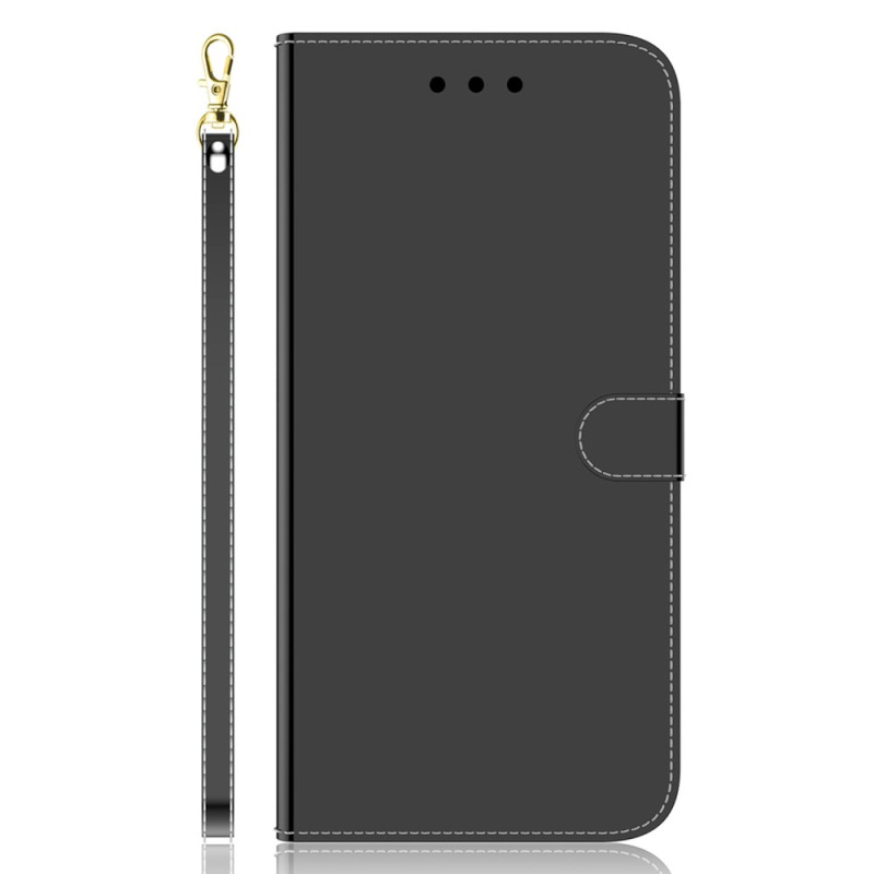 Xiaomi Redmi Note 12 4G keinonahkamainen
 peilisuojakuori
 kantolenkki
lla varustja
tuna