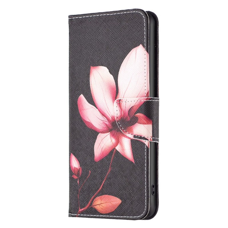 Xiaomi Redmi Note 12/Poco X5 5G vaaleanpunainen kukka suojakotelo
