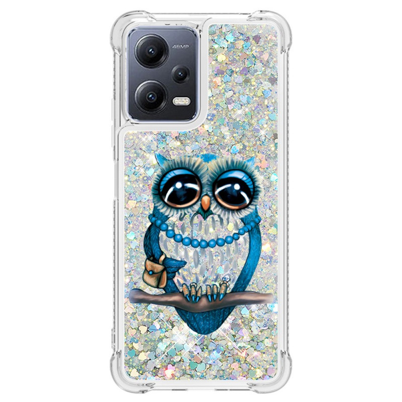 Xiaomi Redmi Note 12/Poco X5 5G Paljetti
 Suojakuori
 Miss Owl