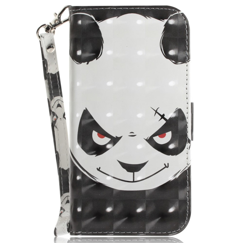 Moto G73 5G Angry Panda kantolenkki
n suojakuori
