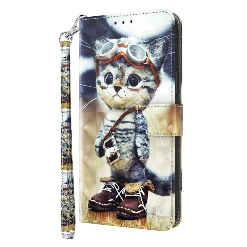 Xiaomi Redmi Note 12 Pro / Poco X5 Pro 5G kantolenkki
 Cat Funny Suojakuori
