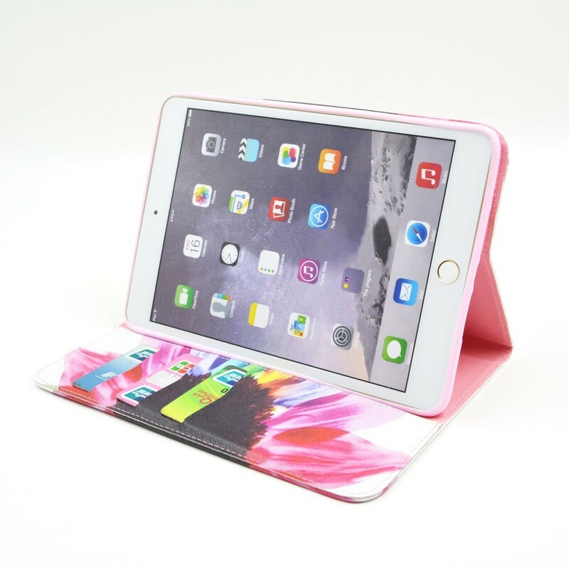 iPad Cover MIni 3 / 2 / 1 vesivärikukka