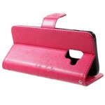 Kotelo Samsung Galaxy A8 2018 Puu ja pöllöt Nahkatehoste