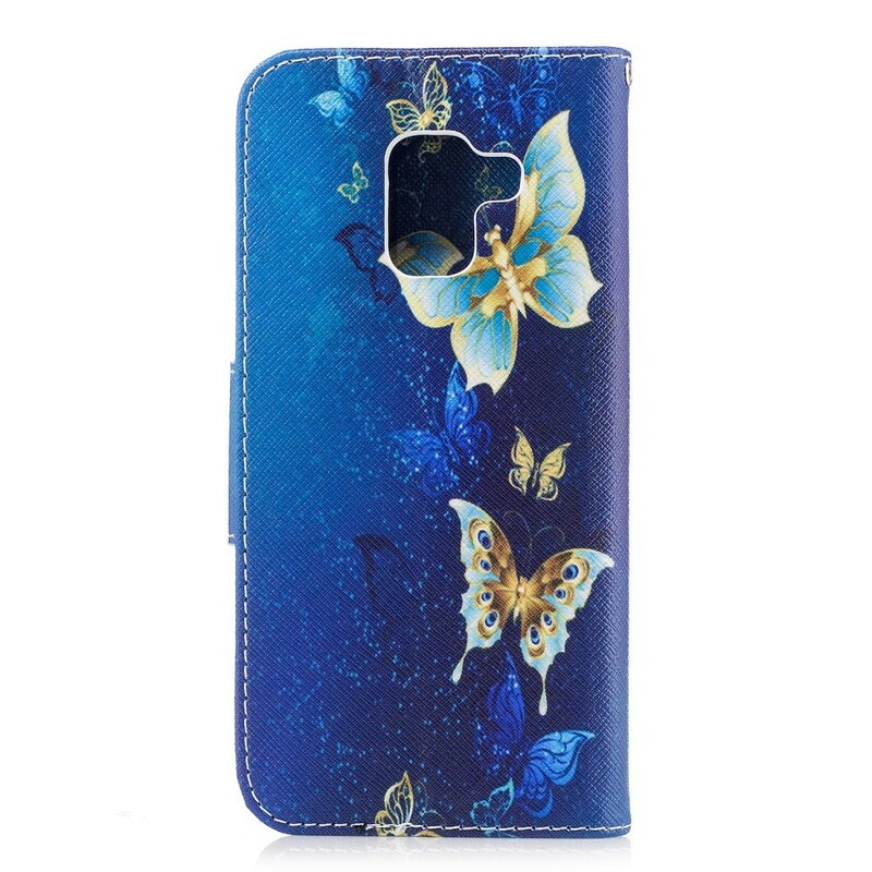 Samsung Galaxy A8 Case 2018 Perhosia yössä