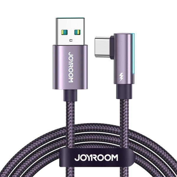 JOYROOM kaapeli 1.2m USB ja USB-C päät Oikea kulma