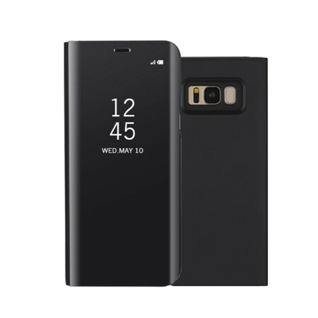 Näytä kansi Samsung Galaxy S8 Plus peili ja nahkatehoste