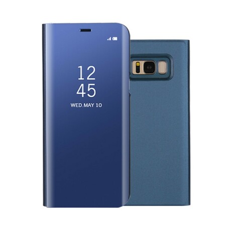 Näytä kansi Samsung Galaxy S8 Plus peili ja nahkatehoste
