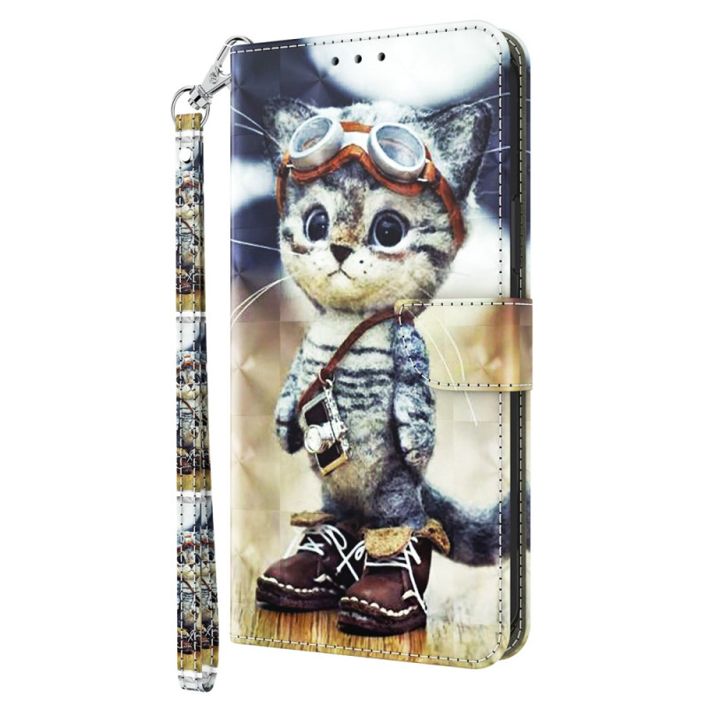 Xiaomi 13 Ultra Aviator Cat suojakuori
 kantolenkki
n kanssa