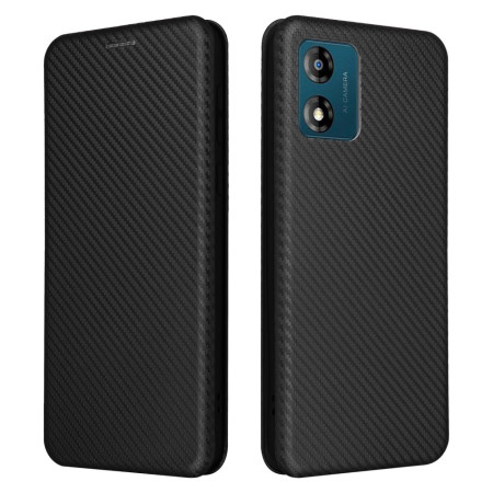 Flip Cover Moto E13 Hiilikuitu