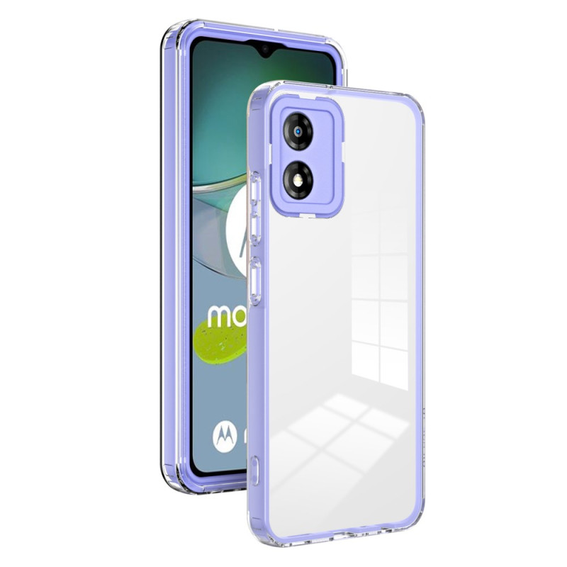 Coque Moto E13 Hybride Transparente