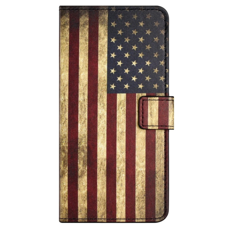 Xiaomi Redmi 12 Vintage USA lippu suojakuori
