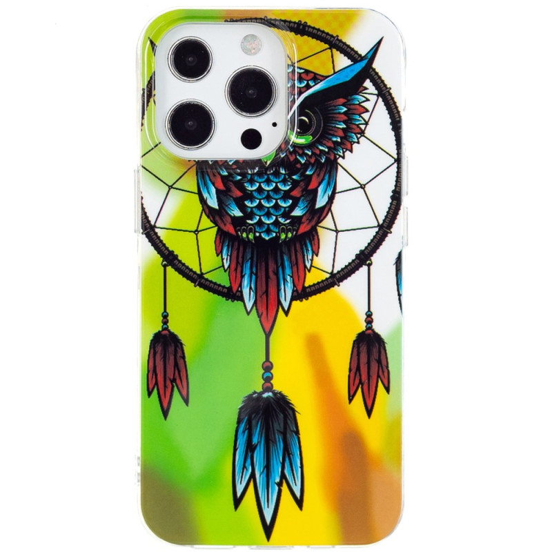 iPhone 15 Pro fluoresoiva Dream Catcher suojakuori
