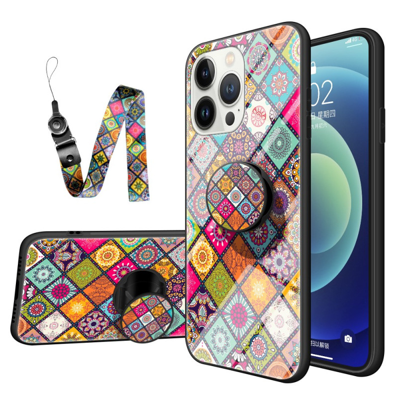 iPhone 15 Pro Patchwork-suojakuori
