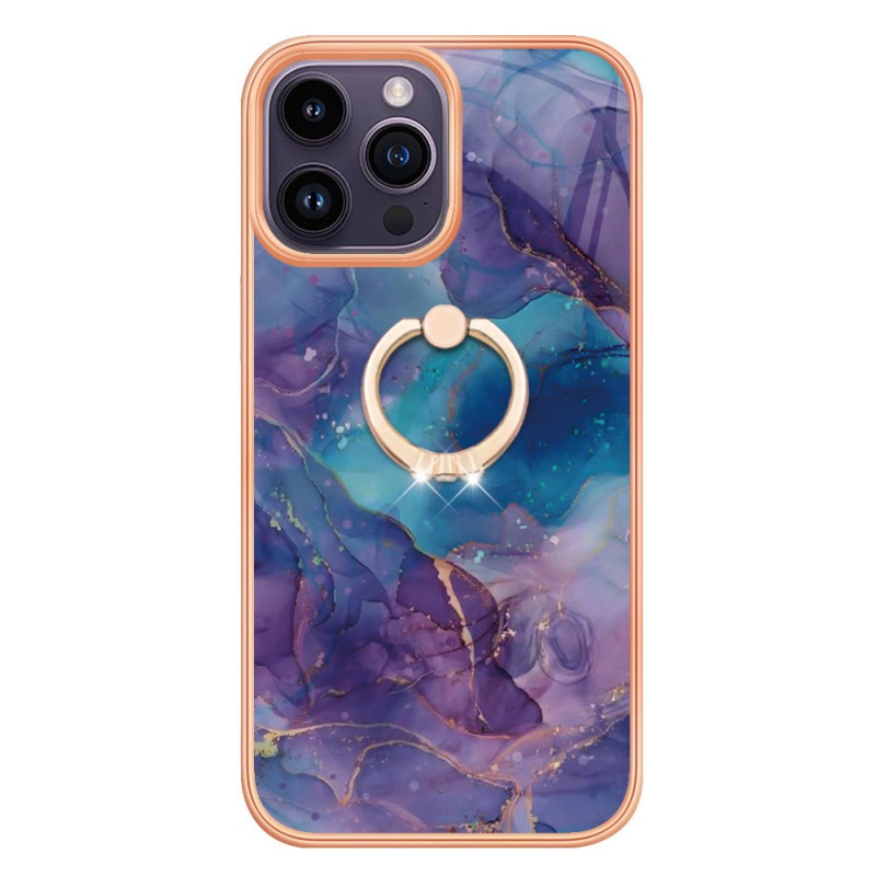 iPhone 15 Pro Max marmorisuojakuori
, jossa on tukirengas