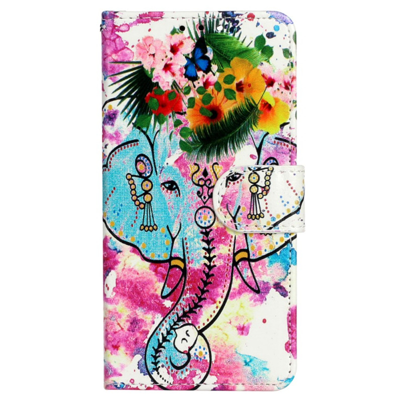 iPhone 15 Plus akvarelli Elefantti kantolenkki
n suojakuori
