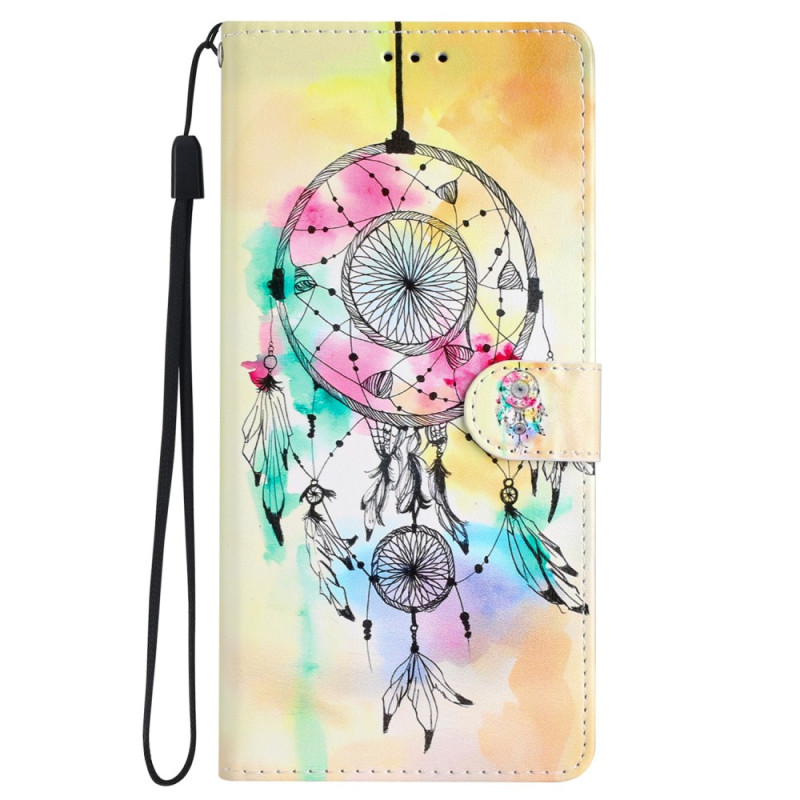 iPhone 15 Pro akvarelli Dreamcatcher kantolenkki
 suojakuori
