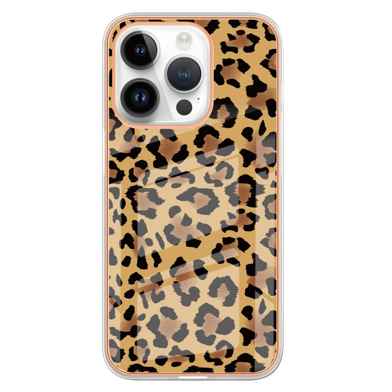 Leopardiefekti iPhone 15 Pro -suojakuori
