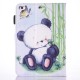 iPadin suojus 9,7 tuumaa (2017) Romanttinen panda