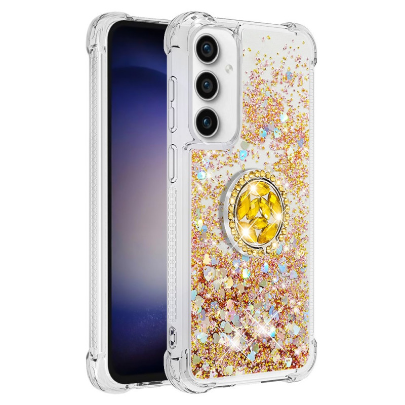 Samsung Galaxy S23 FE Suojakuori
 Värillinen Paljetti
 Ring jalusta