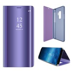Näytä kansi Samsung Galaxy S9 peili ja nahkatehoste Näytä kansi Samsung Galaxy S9 peili ja nahkatehoste