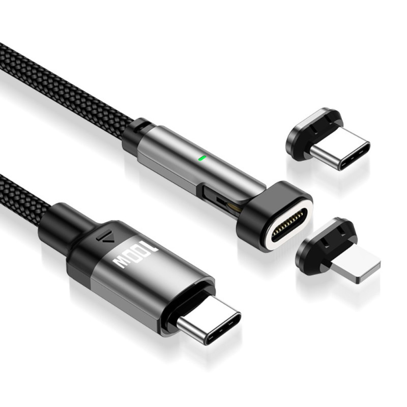 ENKAY USB-C-Lightning ja USB-C kaksipäinen latauskaapeli