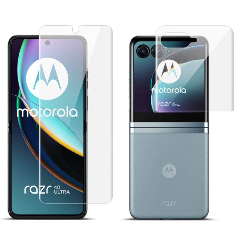Näytön ja selkänojan suojakalvo Motorola Razr 40 Ultra -puhelimelle