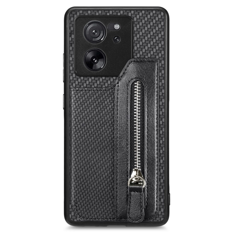 Xiaomi 13T / 13T Pro Carbon Fibre Suojakuori
 ja lompakko