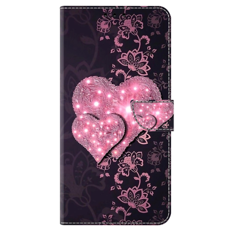 Samsung Galaxy S24 5G Lace Hearts Suojakuori
