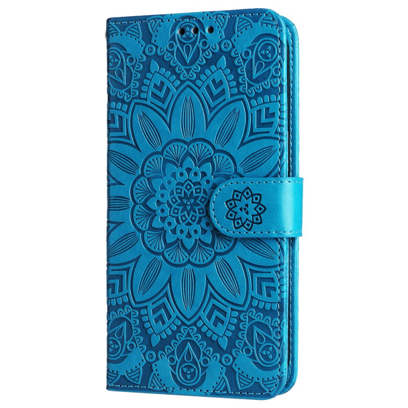 Housse Samsung Galaxy S245G Mandala Flamboyant à Lanière