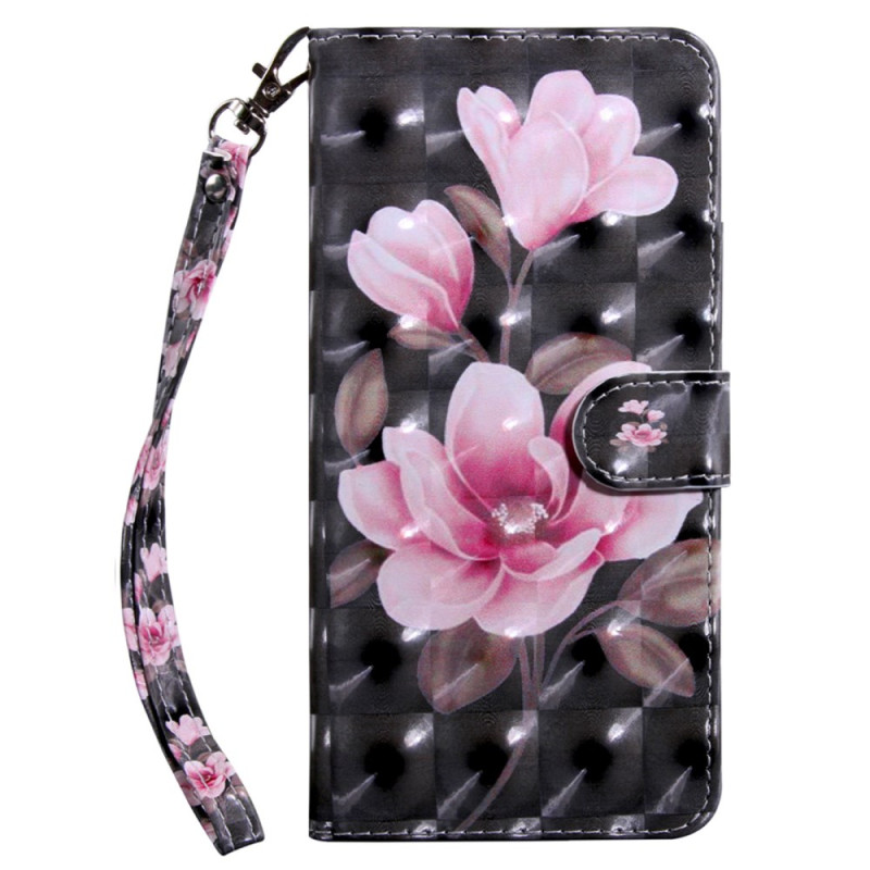 Moto G54 5G Pink Blossom kantolenkki
n suojus