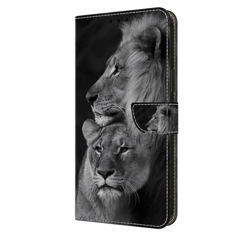 Xiaomi Redmi 13C / Poco C65 Couple Lions Suojakuori
