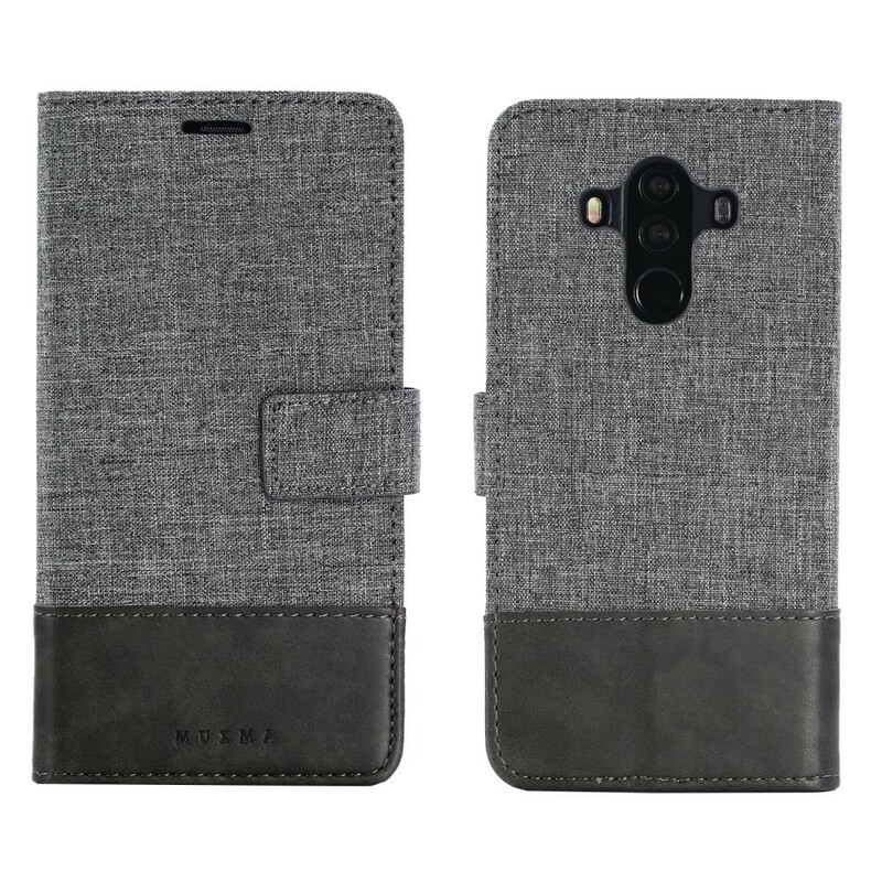Huawei Mate 10 Pro Case Muxma kangas ja nahka vaikutus Huawei Mate 10 Pro Case Muxma kangas ja nahka vaikutus