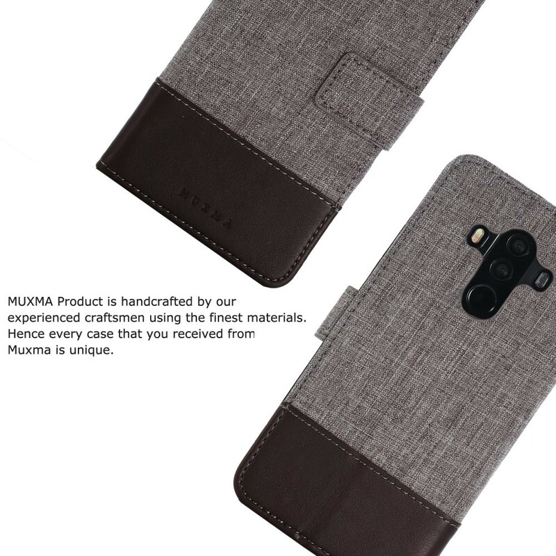 Huawei Mate 10 Pro Case Muxma kangas ja nahka vaikutus Huawei Mate 10 Pro Case Muxma kangas ja nahka vaikutus