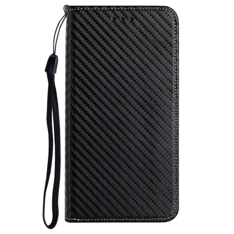 Flip Cover Xiaomi Redmi 13C 4G/5G/Poco C65 Hiilikuitu kantolenkki
