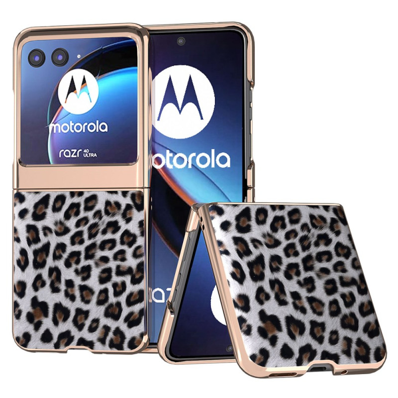 Kansi Motorola Razr 40 Ultra Leopard Effect