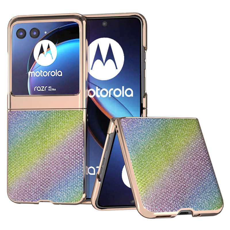Kansi Motorola Razr 40 Ultra 5G Tekstuuri Strass
