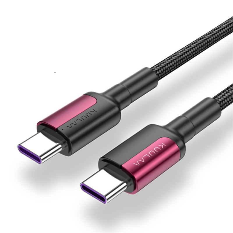 USB-C - USB-C 60W pikalatauskaapeli KUULAA