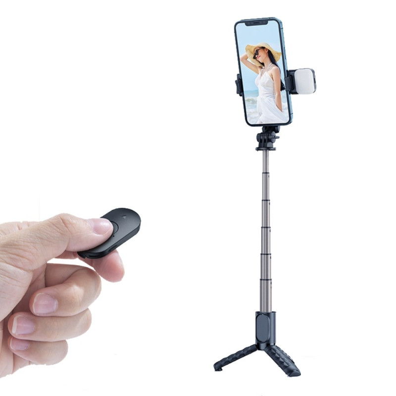 Pidennja
tävä Selfie Stick Bluja
ooth-kaukosäätimellä ja jalustalla, jossa on täyttövalo MCDODO