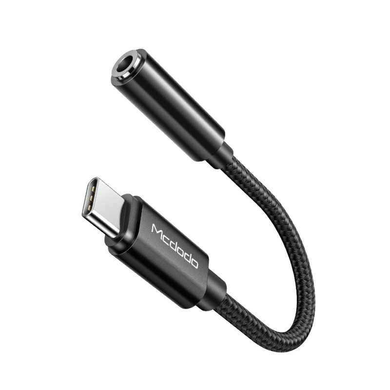 USB Type-C ja 3,5 mm:n Female
 kuulokeliitäntäsovitin MCDODO