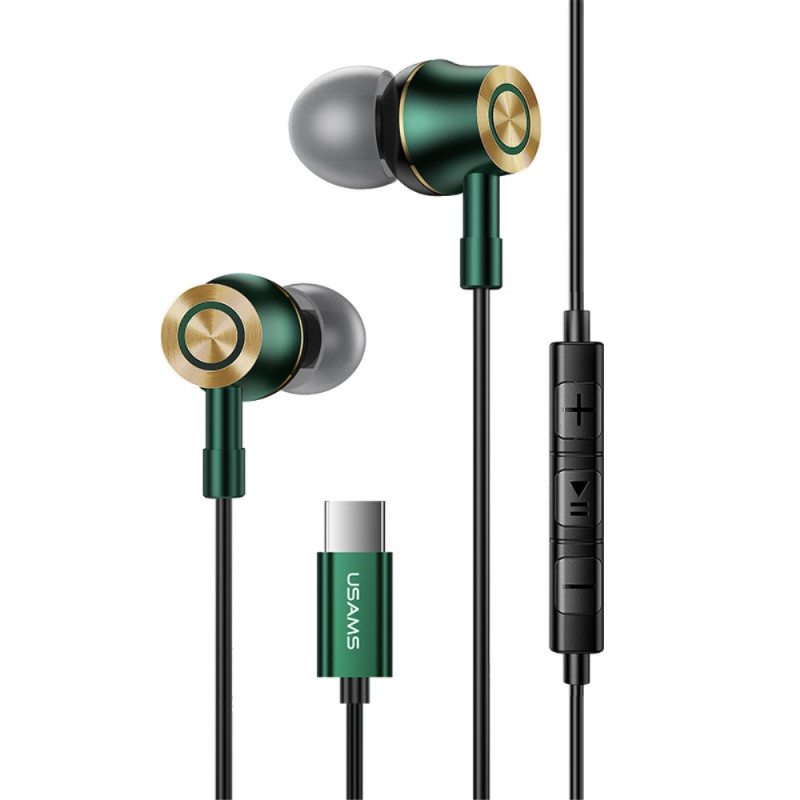 USAMS Type C Stereo In-Ear kuulokkeja
