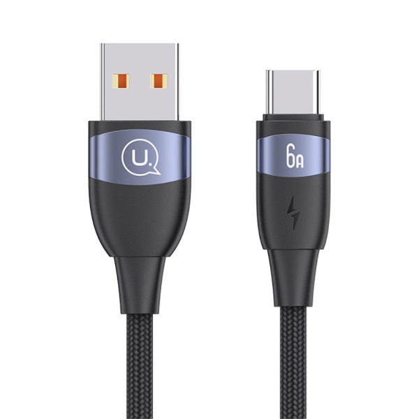 USAMS 2m USB-A-Type-C datakaapeli