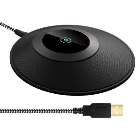 USB-mikrofoni kannja
tavaan...