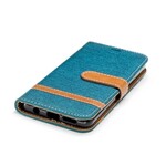 Samsung Galaxy S9 Kangas ja nahka Effect Case hihnalla Samsung Galaxy S9 Kangas ja nahka Effect Case hihnalla
