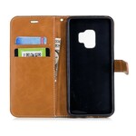 Samsung Galaxy S9 Kangas ja nahka Effect Case hihnalla Samsung Galaxy S9 Kangas ja nahka Effect Case hihnalla