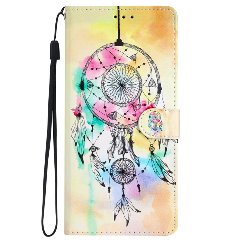 Samsung Galaxy S24 Plus 5G Akvarelli Dreamcatcher Unelmalintu kantolenkki
 suojakotelo
