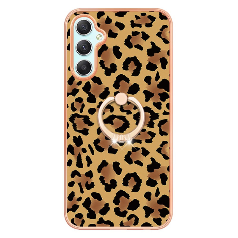 Samsung Galaxy A25 5G Suojakuori
 Leopard Print Ring tuki